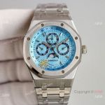 Swiss Copy Audemars Piguet Royal Oak Perpetual Calendar 26574PT Watch Glacier blue Dial